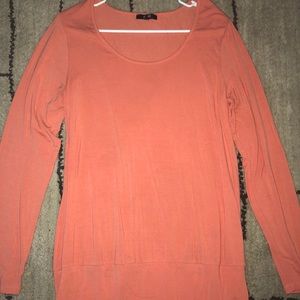 Peach colored tunic sz XL